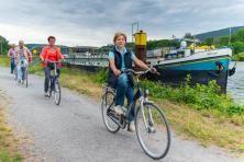 Cycle tours on Moselle river by boat & bike